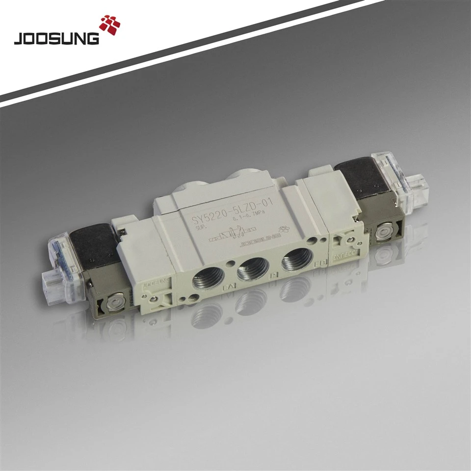 SY7320-5L-02 3 Position Closed Center Pneumatic Solenoid Valve