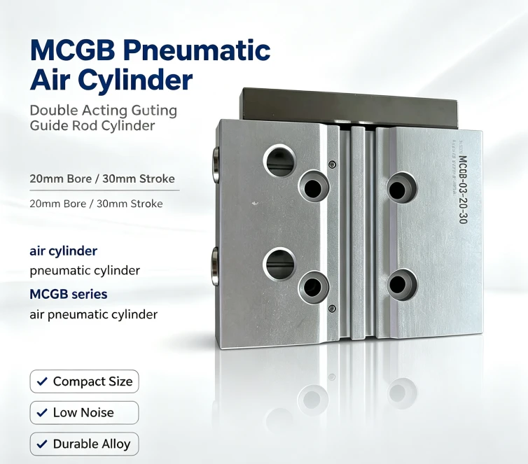 MCGB-03-25-125 Mini Twin-Guide Pneumatic Cylinder factory